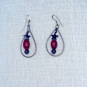 Women’s metal drop earrings